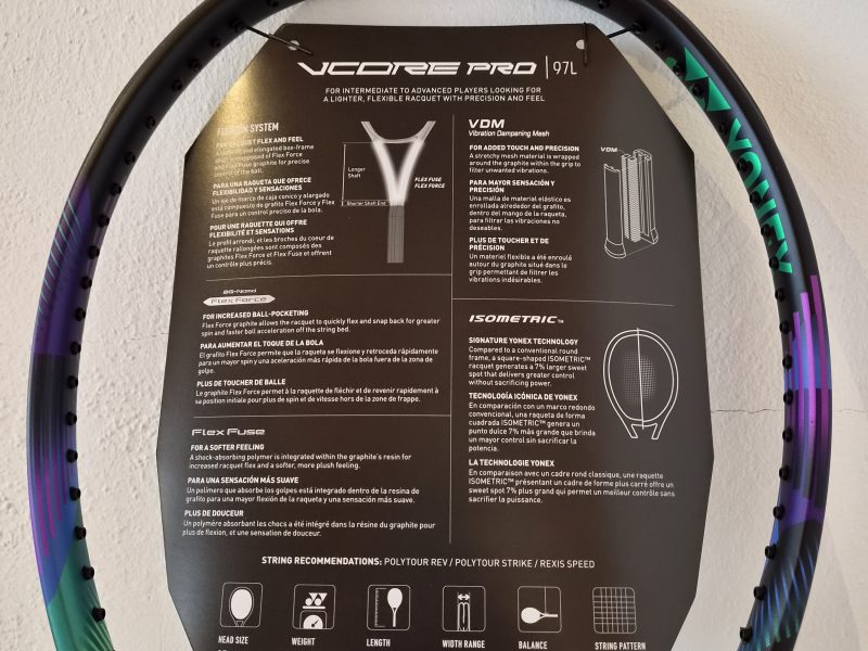Yonex VCORE Pro 97L